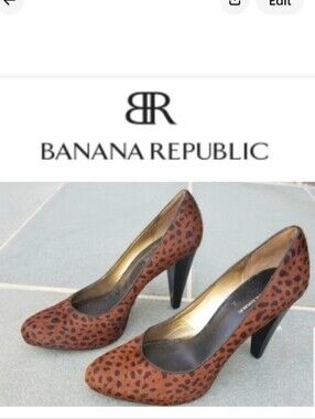 Leopard Banana Republic pumps‎ 9.5